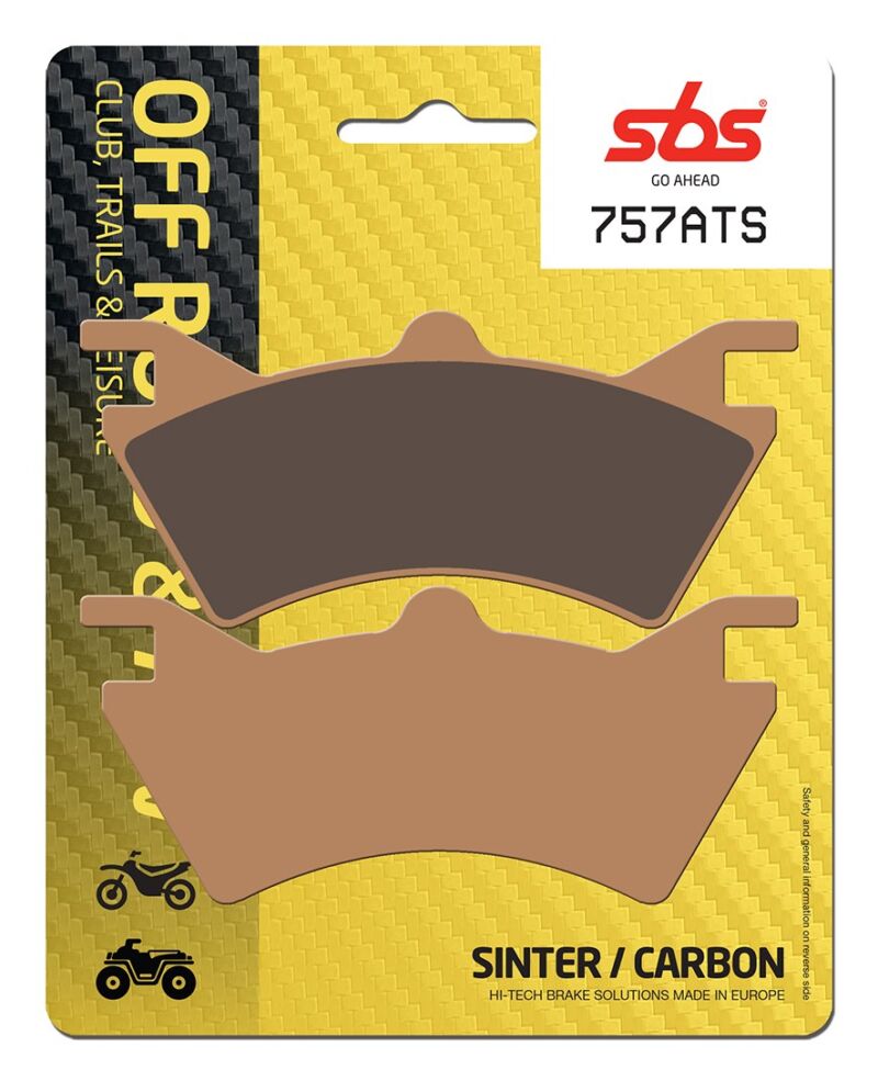 Plaquettes frein Polaris Sportsman 6x6 500 (2000-2011) SBS