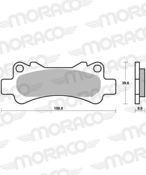 Plaquettes de frein avant 766DC Dual Carbon - SBS