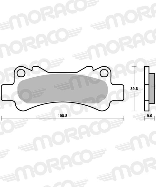 Plaquettes de frein avant 766DC Dual Carbon - SBS