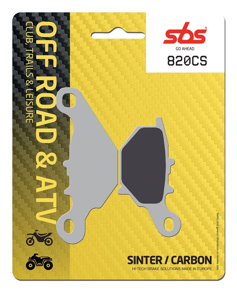 Plaquettes de frein Suzuki RM85 2005-2017 – SBS 820CS
