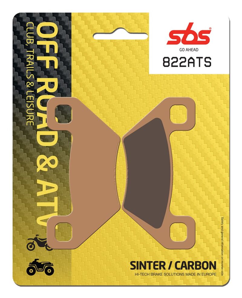 Plaquettes de frein Arctic Cat 2×4 250 2005–2011 SBS