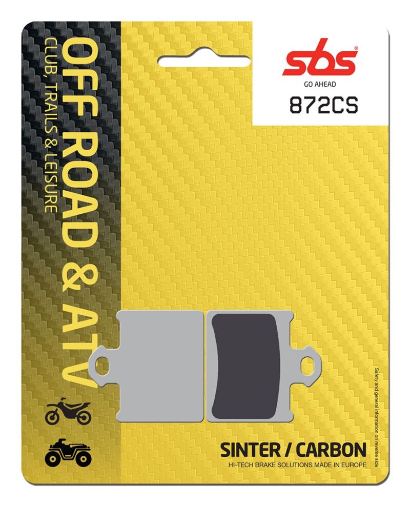 Plaquettes de frein Husqvarna CR 65 2012–2014 SBS 872CS