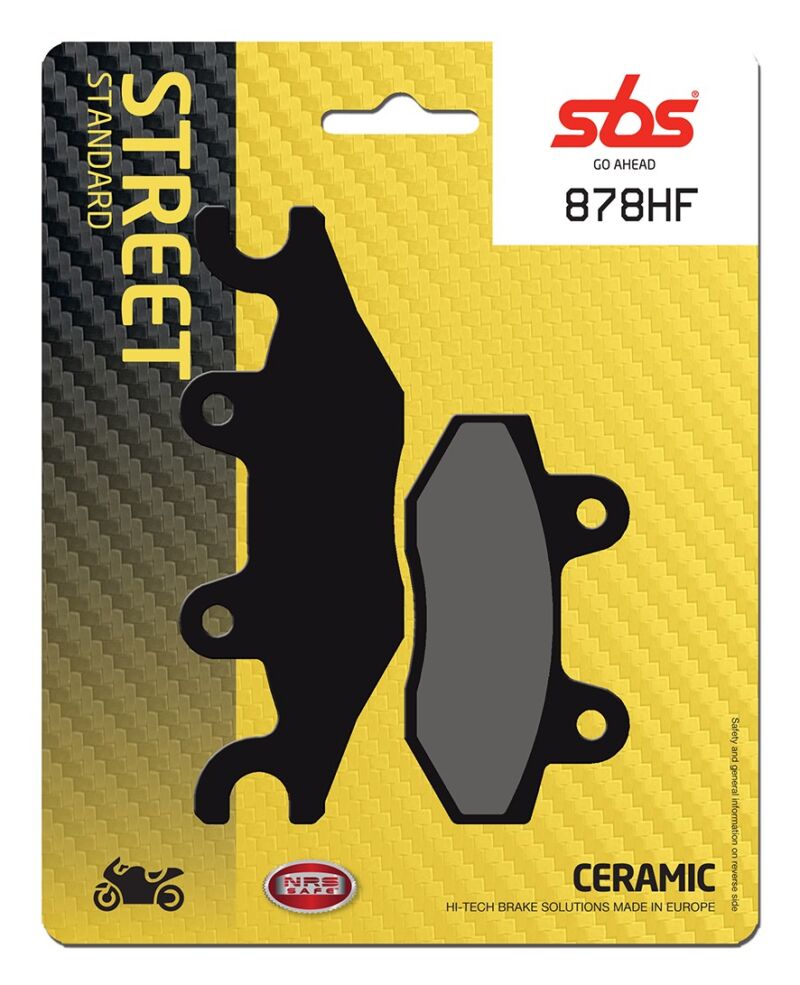 Plaquettes frein scooter 50-125cm³ SBS 878HF