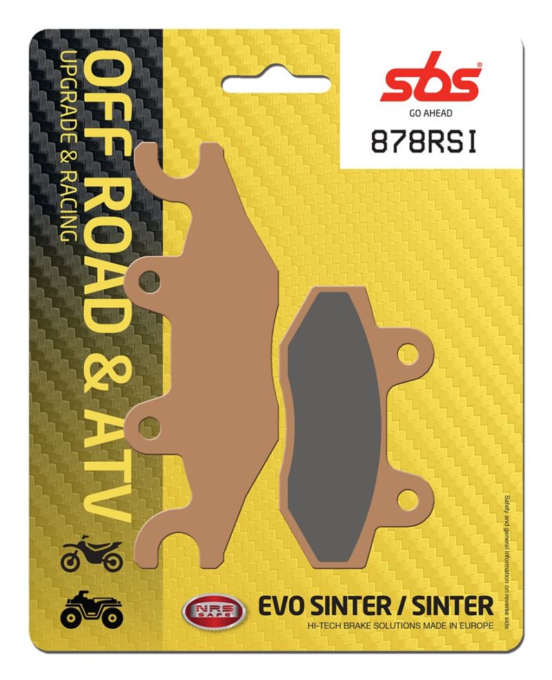 Plaquettes de frein off-road SBS 878RSI – Sinter compétition