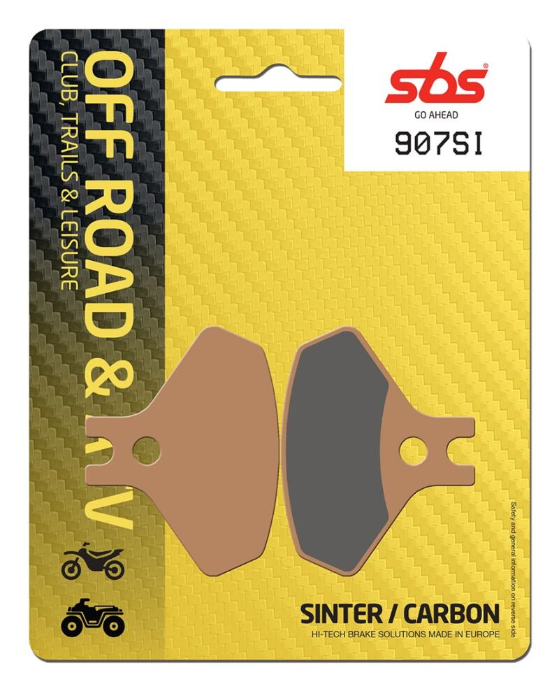 Plaquettes de frein SBS 907SI moto enduro tout-terrain