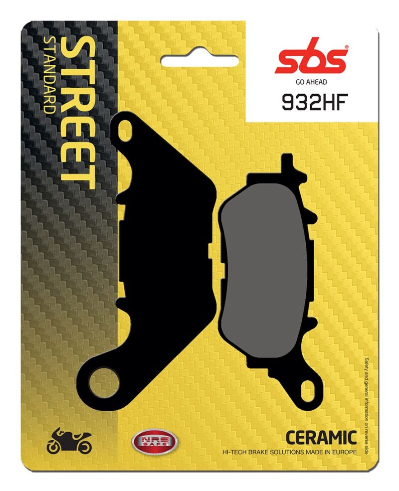 Plaquettes de frein Yamaha MT 03 / YZF R3 2015-2023 SBS