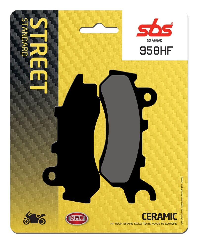 Plaquettes de frein Honda CBF125 2018-2023 – SBS 958HF