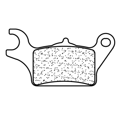 Plaquettes maxi-scooter 3107MSC - CL BRAKES