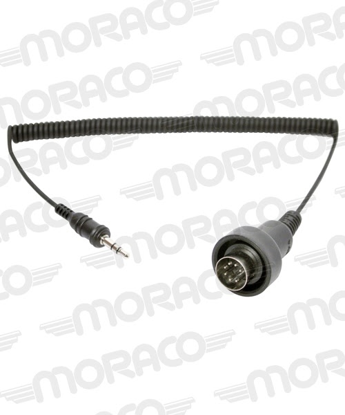 Câble audio jack 3,5 mm vers DIN 7 broches pour intercom Sena – Adaptateur Sena