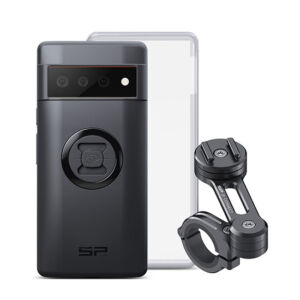 Support Moto pour Google Pixel 6 Pro – SP-CONNECT – Fixation Guidon + Étui – SP Pack Moto