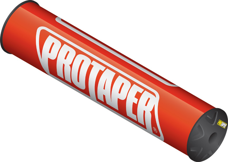 Mousse guidon cylindrique moto avec barre 25,4 cm – Protaper Race Rouge