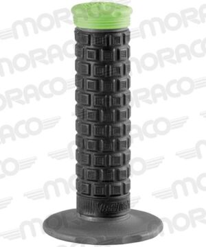 Poignées motocross tout-terrain Protaper Pillow Noir/Vert – Confort & grip renforcé