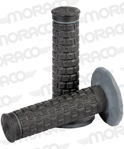 Poignées moto tout-terrain Pillow – Protaper – Noir/Noir – Grip anti-vibration