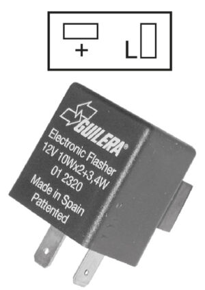 Relais clignotant moto 12V 10+10W compatible Mitsuba – SGR