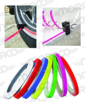 Liseret Jante Moto Vert Fluo Reflect – Progrip 5025 – Universel