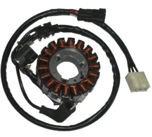 Stator scooter 12V 18 pôles – Piaggio MP3, X7, Vespa GTS/GTV 2010-2023 – SGR réf. 58202R