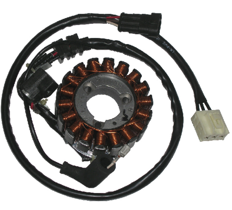 Stator scooter 12V 18 pôles – Piaggio MP3, X7, Vespa GTS/GTV 2010-2023 – SGR réf. 58202R
