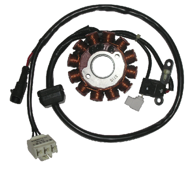 Stator triphasé Vespa LX125/LX150/LXV125 (2010-2015) – SGR – Réf. Piaggio 640301