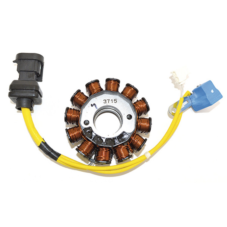 Stator triphasé 12V 170W – Piaggio LEADER 125 à 200 (2000 à 2015) – SGR – Réf. 58130R / 58059R / 82572R