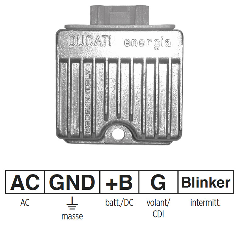 Régulateur 12V pour Piaggio Vespa Aprilia Derbi 50/100cc 4T 2000-2023 – SGR – Réf. 9693825 / 639751