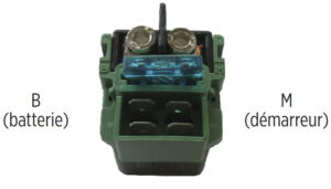 Télérupteur démarreur 12V/30A – Honda 650 Dominator, Cagiva Ala Azzurra, Piaggio Ape/Poker – SGR – Réf. Sipea