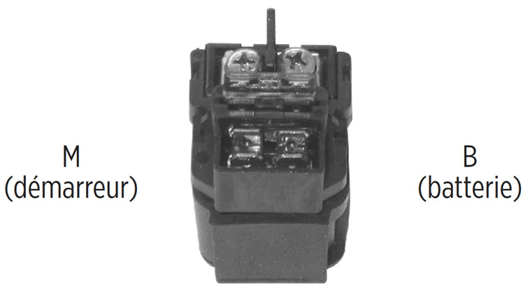 Télérupteur 12V moto/scooter avec fusible 30A – SGR compatible systèmes électriques