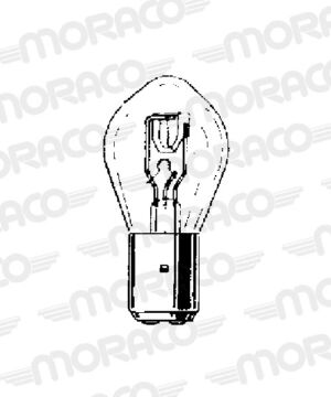 Ampoule Code 6 V - 15/15 W - BA20D - Hert Lamps