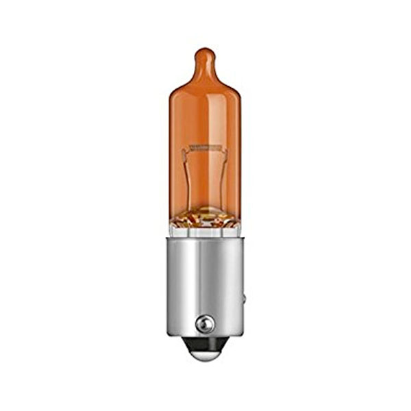 Ampoule Halogène  12 V - 10 W - BAY9S - Orange - Hert Lamps