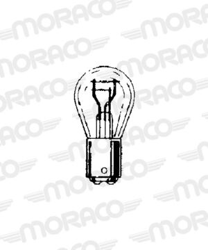 Ampoule Stop - 2 filaments  6 V - 5/21 W - BAY15D - Hert Lamps