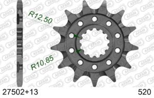 Pignon 13 dents Pas 520 AFAM – Modèle SC 27502+13 – Transmission tout-terrain