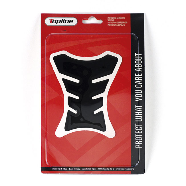 Protection de réservoir moto – Universel (112x134 mm) – Topline – T1 Noir