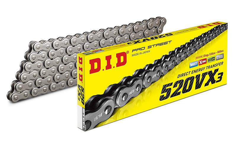 Chaîne DID520VX3(B&B) 114 maillons - Aprilia RX125 (1992-2014) - DID