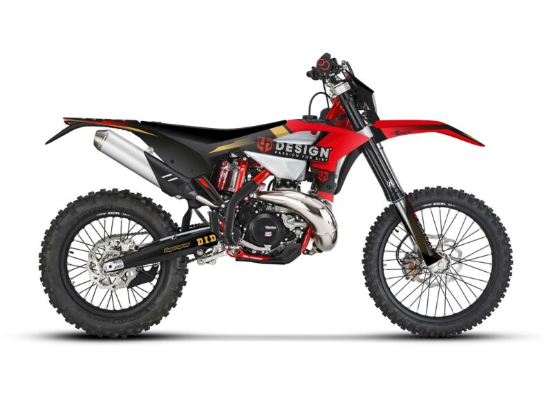 Kit déco moto Beta RR 2T/4T 2018-2019 – UP – IRON Rouge