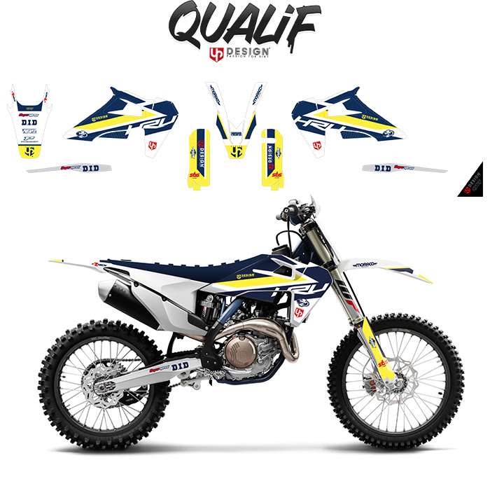 Kit déco moto Husqvarna TC/FC 125, 250, 350, 450 (2014-2015) – UP Design Qualif