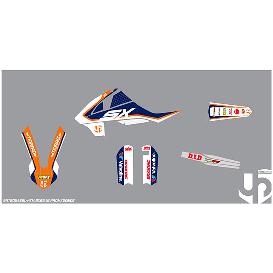 Kit déco KTM SX65 – 2016, 2017, 2018 – UP Design by Kutvek