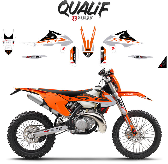 Kit déco moto KTM EXC/EXCF 125 à 450 | 2014-2015 | UP Design