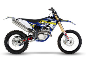 Kit déco moto Sherco SE-R SEF-R 250 300 450 (2014–2016) – UP IRON BLEU