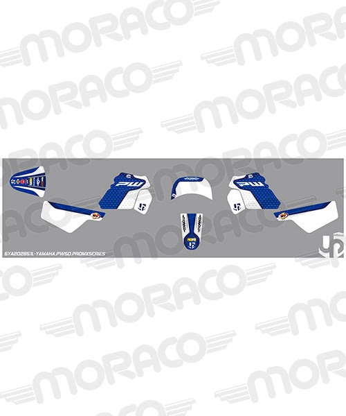 Kit déco Yamaha PW50 (1980–2023) – UP Design – Réf. 5YA202851L