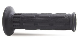 Poignées moto route Ø 22-25 mm – Progrip 698 Noir – Bout ouvert