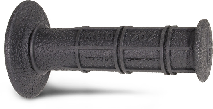 Poignées tout-terrain Ø22/25 mm (MX, Enduro) – Progrip 707 Noir – Guidon 115 mm