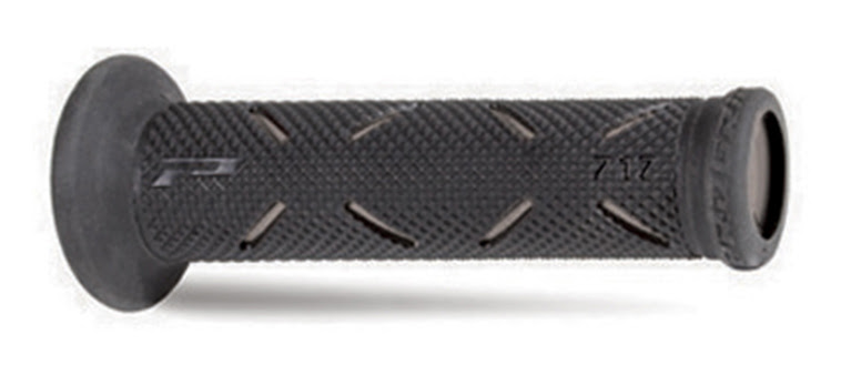 Poignées moto route Ø22-25 mm – Progrip 717 Soft Touch Noir/Gris