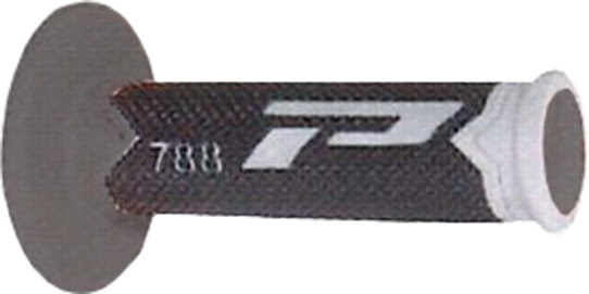 Poignées moto tout-terrain Ø22/25 Progrip 788 Gris clair / Gris foncé / Noir – Réf. 788