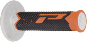 Poignées MX Ø22/25 mm pour motos cross – Progrip 788 Orange/Gris/Noir
