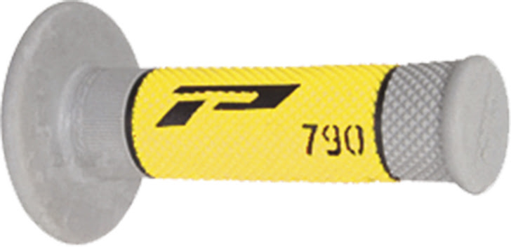 Poignées MX Ø22-25 mm Progrip 790 Noir/Gris/Jaune – Triple densité