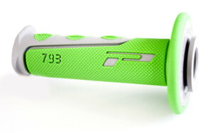 Poignées MX Ø 22-25 mm vert/gris – Progrip 793