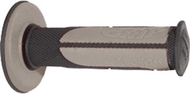 Poignées moto Ø 22-25 mm Progrip 798 Noir/Gris – Motocross, Enduro