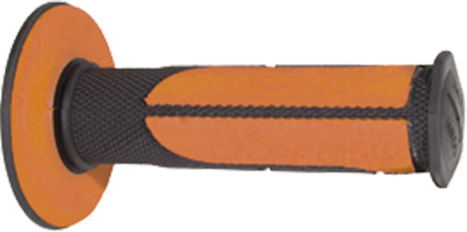 Poignées moto Ø 22/25 mm tout-terrain Progrip 798 Noir/Orange – MX Enduro