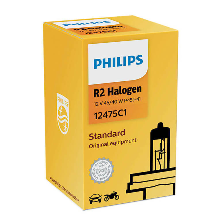Ampoule R2 - Visio  12 V -  45/40 W - P45t-41 (12475C1) - Philips
