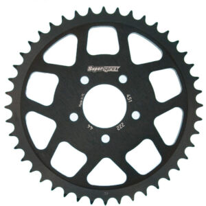 Couronne aluminium 44 dents Pas 415 KTM SX50 Pro Junior & Senior LC 2002-2006 – Supersprox AU108X44