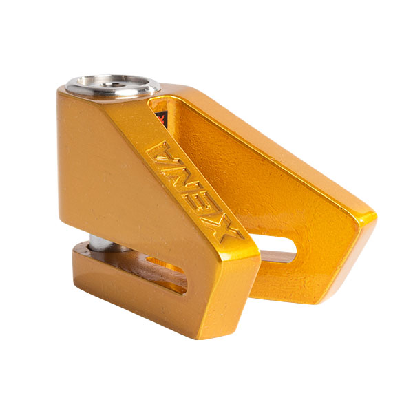 Bloque disque moto Xena X2 Or SRA – Homologué SRA – Acier trempé 14 mm